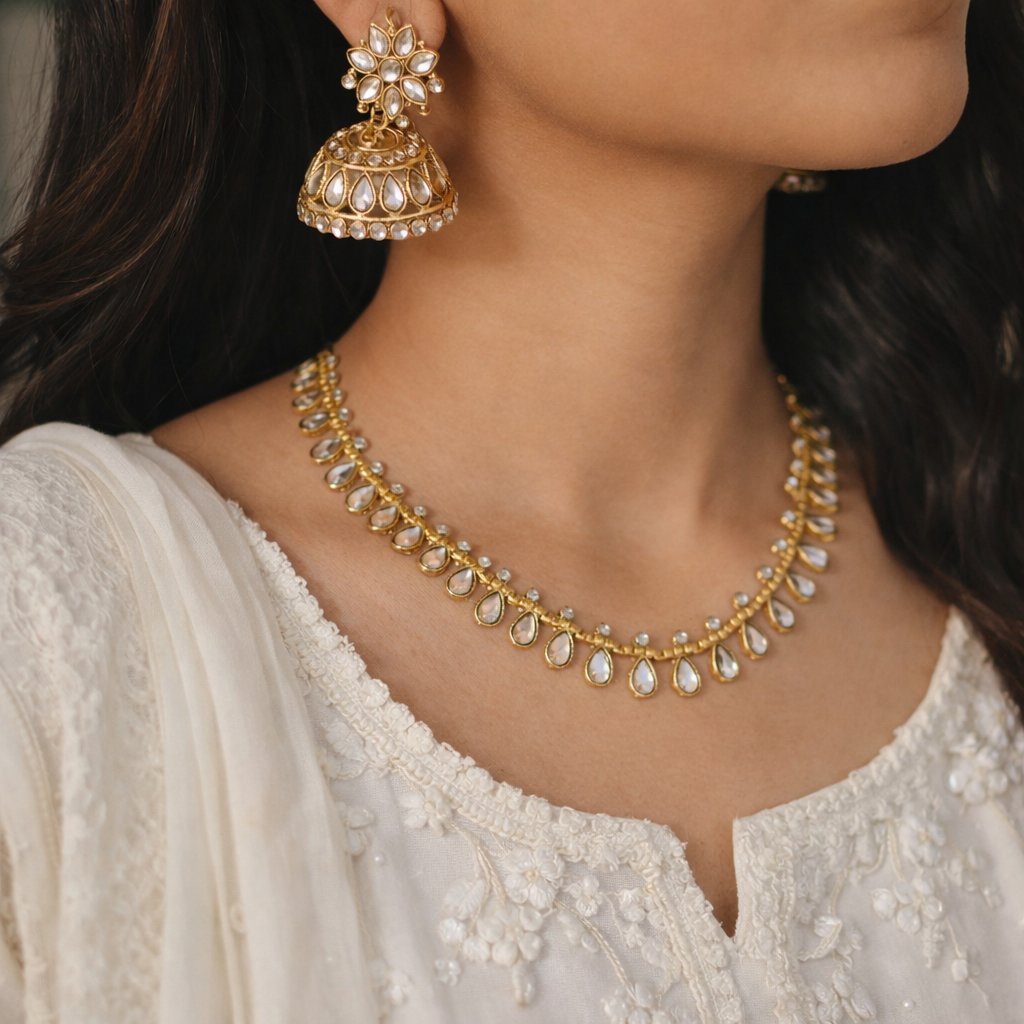 Kundan set-Light